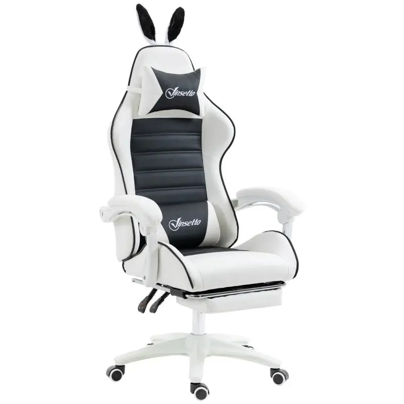 Gaming Chair with Rabbit Ears, Purple