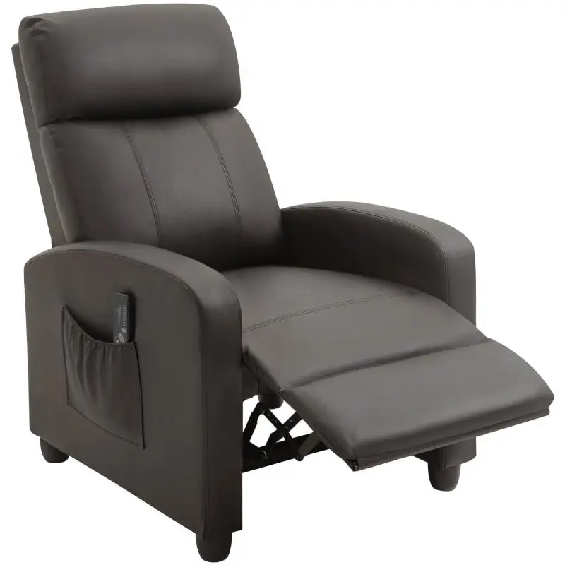 Massage Recliner with Remote Control and Footrest