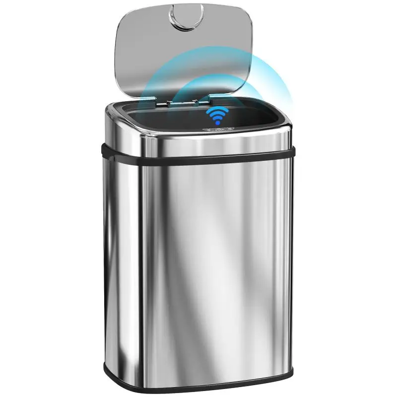 50L Stainless Steel Sensor Bin