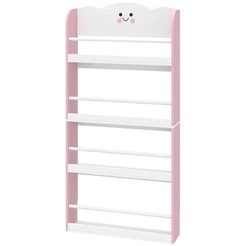 Montessori Bookshelf for Children, 4 Shelves
