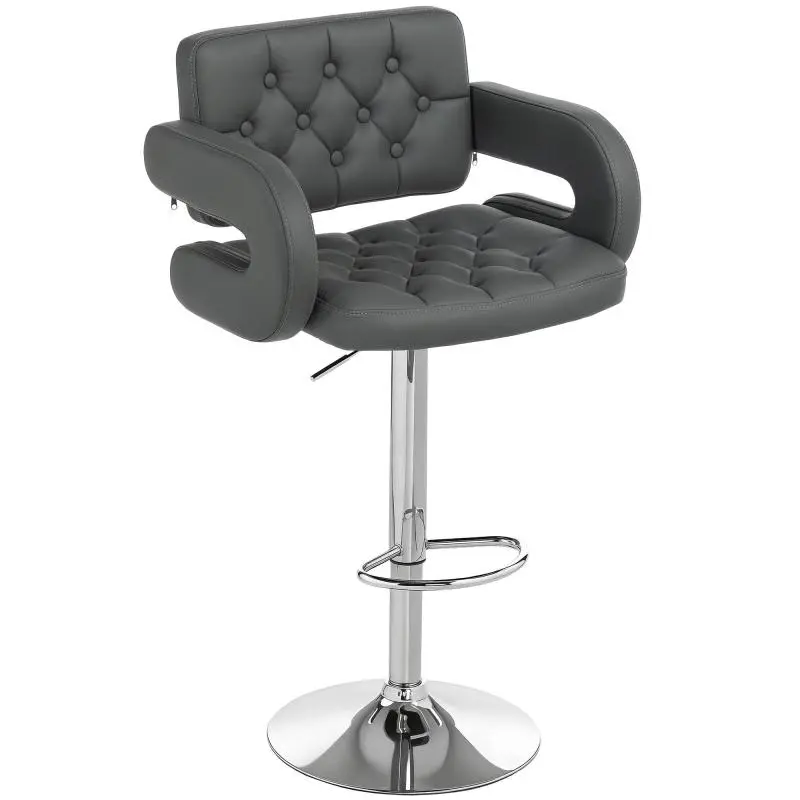 Adjustable Bar Stool with Swivel Seat