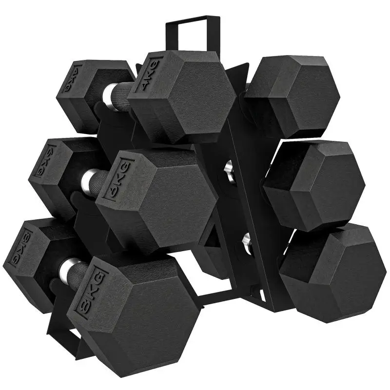 Dumbbell Set with Storage Stand