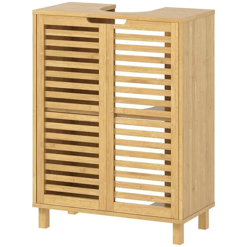 Bamboo Under-Sink Bathroom Cabinet