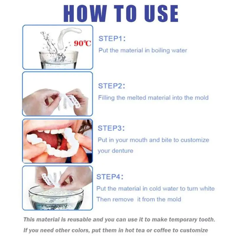 Cosmetic Dental Prosthesis Set