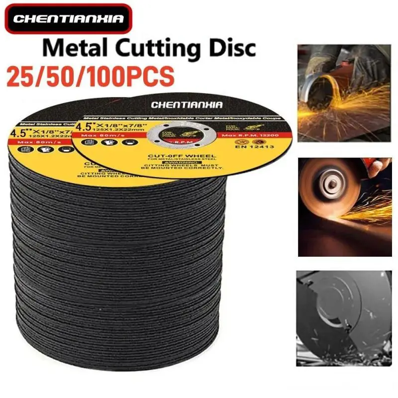 Metal Cutting Discs, 115 mm, 50 Pack
