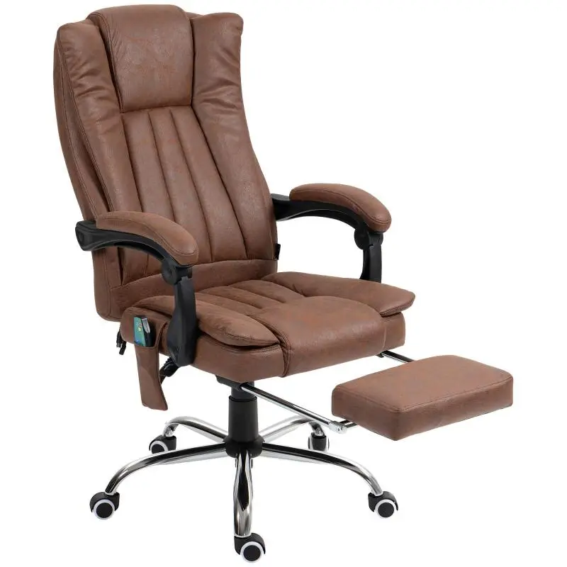Heated Massage Office Chair with Footrest