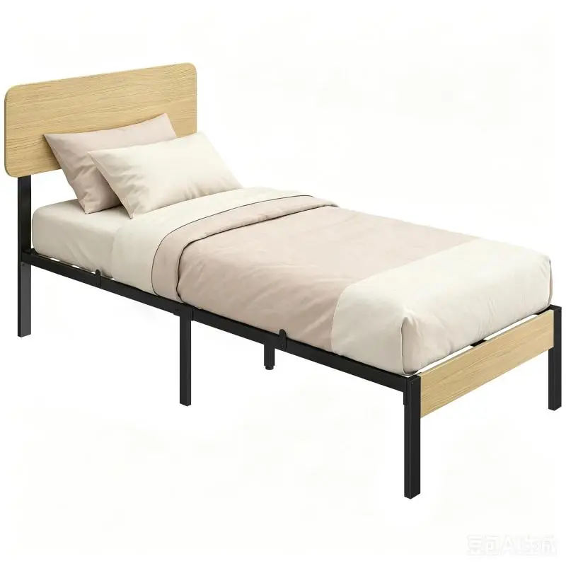 Bed Frame 90 x 200 cm with Headboard