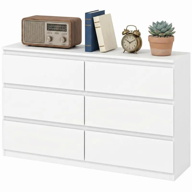 6-Drawer Chest in White