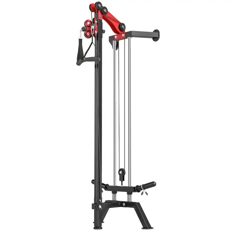Wall-Mounted Lat Pulldown Cable Machine, 85 × 68 × 210 cm