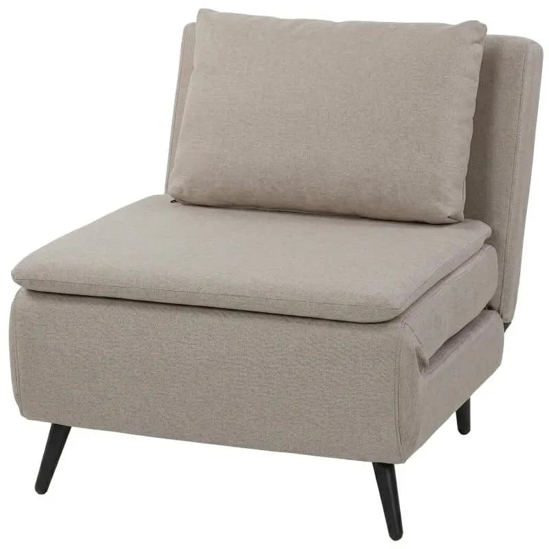 Convertible Single Armchair Bed, Blue