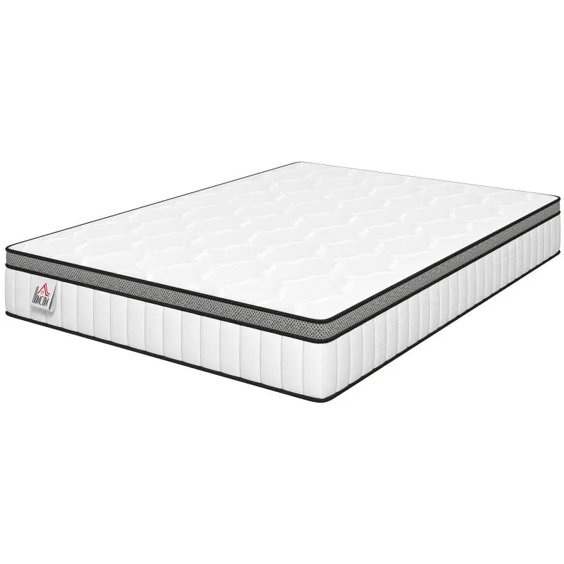 7-Zone Pocket Spring Mattress, 140 × 190 cm, 20 cm