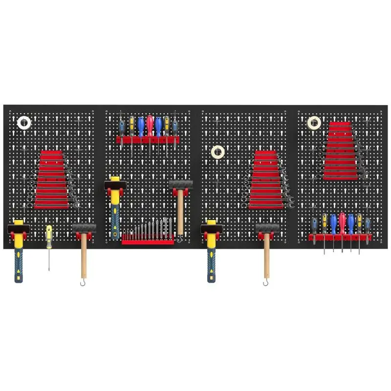 Wall-Mounted Storage System, 38-Piece Set