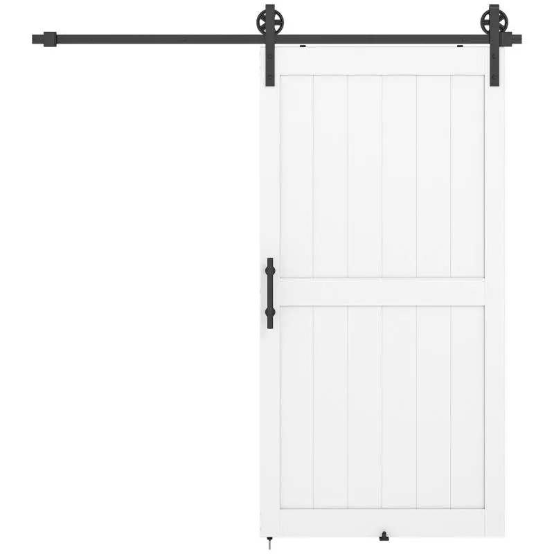 Sliding Door with Track and Handle, 106.6 cm
