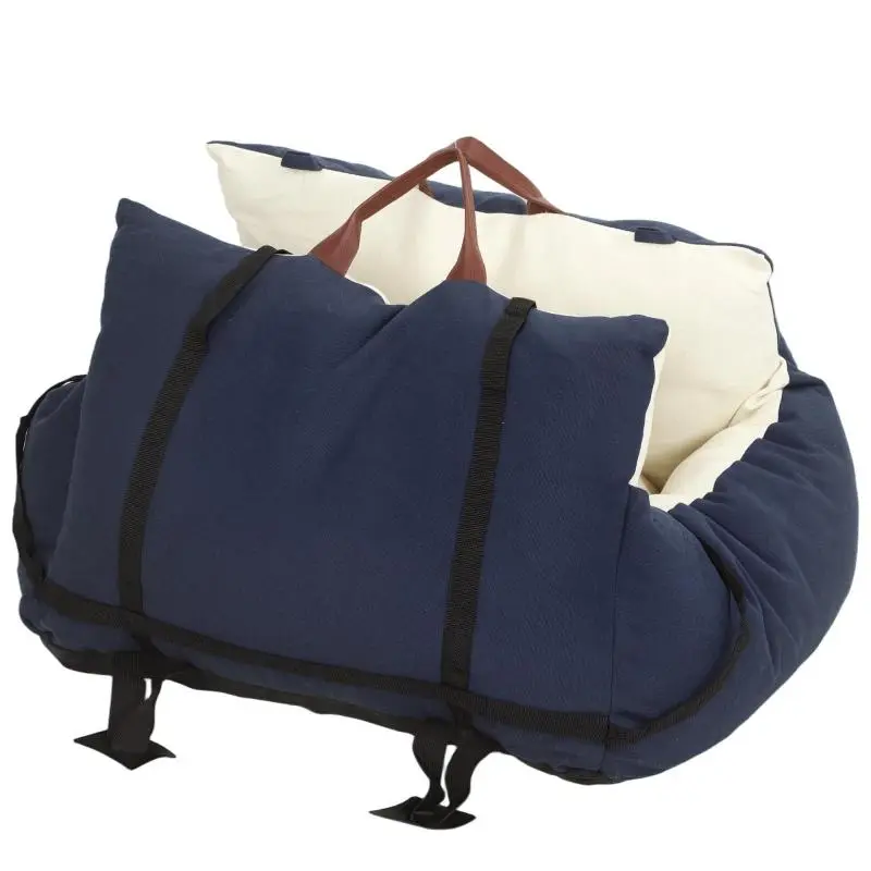 Car Seat for Small Dogs with Safety Leash