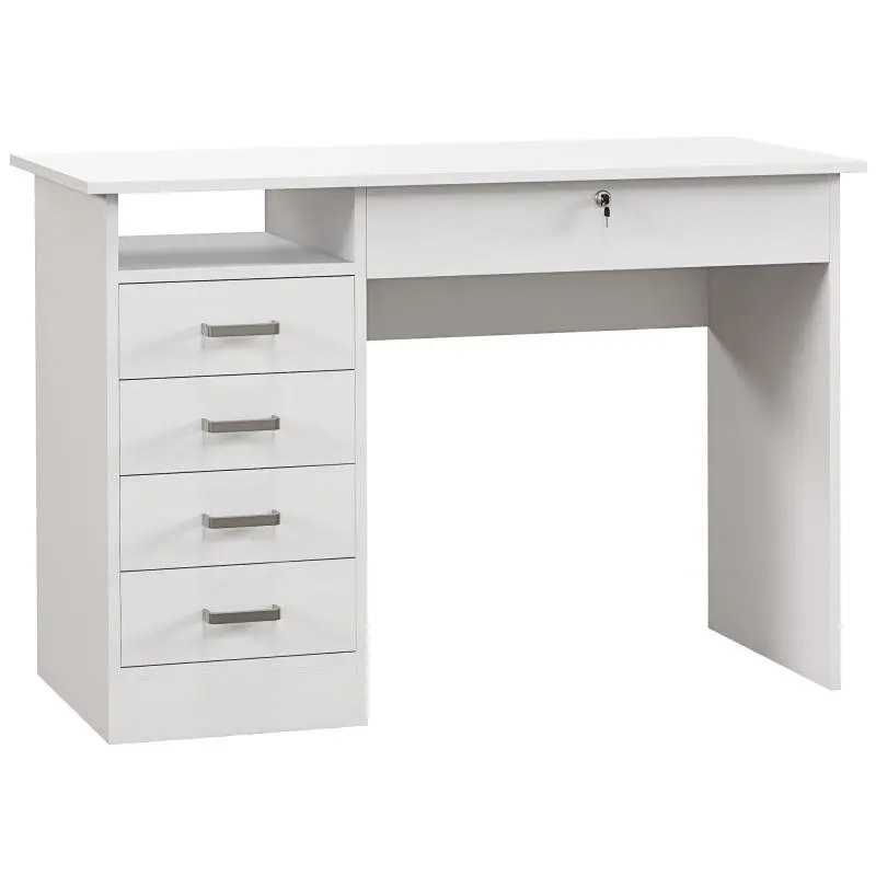 Desk with 5 Drawers, 110 cm
