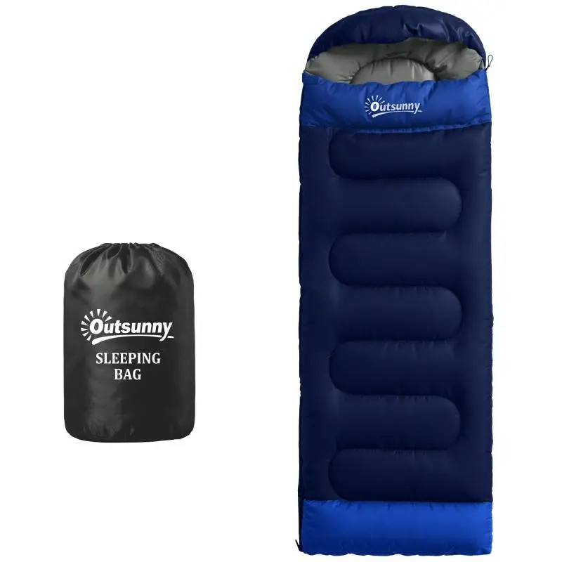 Adult Sleeping Bag, Lightweight, Navy Blue