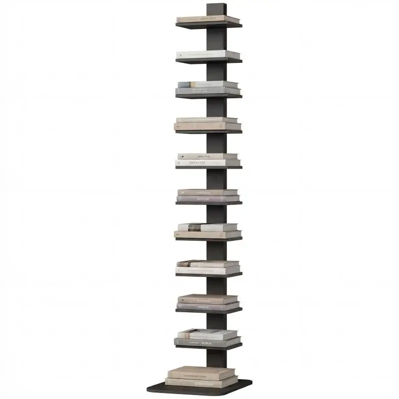 11-Tier Bookcase, 34.5 x 41.5 x 163.5 cm, Black