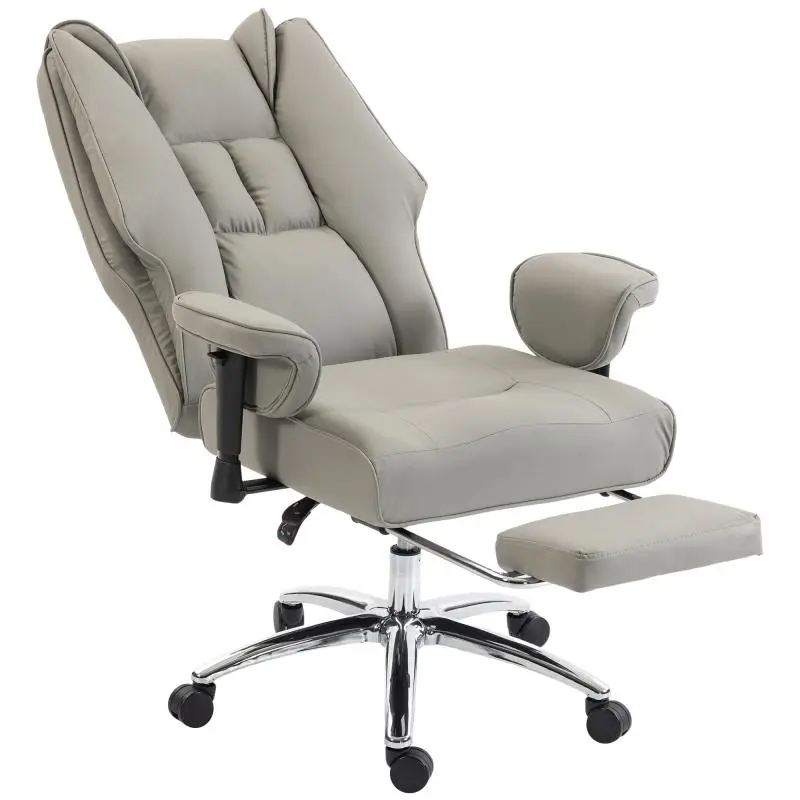 Ergonomic Reclining Office Chair with Footrest