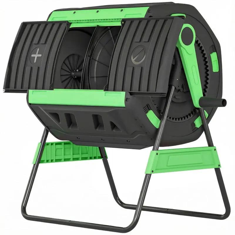 200 L Dual-Chamber Compost Bin