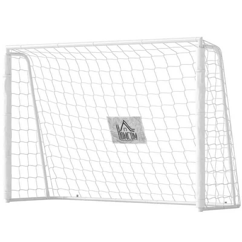 Children's Football Goal, 186 × 62 × 123 cm, White