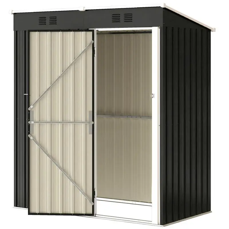 Outdoor Garden Shed 163 × 90 × 179 cm