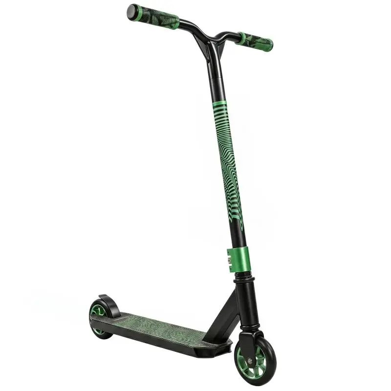 Freestyle Stunt Scooter with 120 mm Wheels, Green