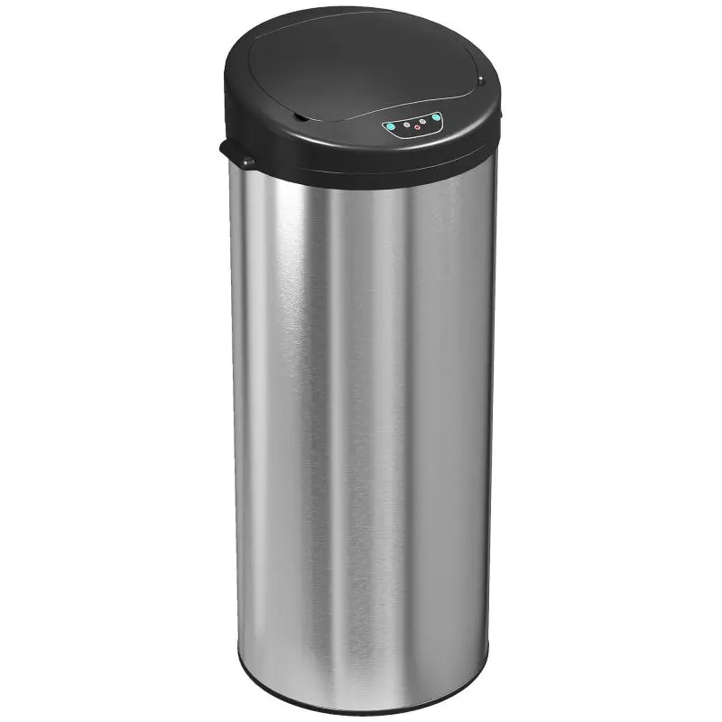55 L Sensor Waste Bin, Silver