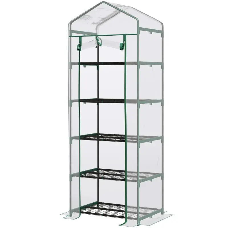 5-Tier Mini Greenhouse, 69 × 49 × 193 cm