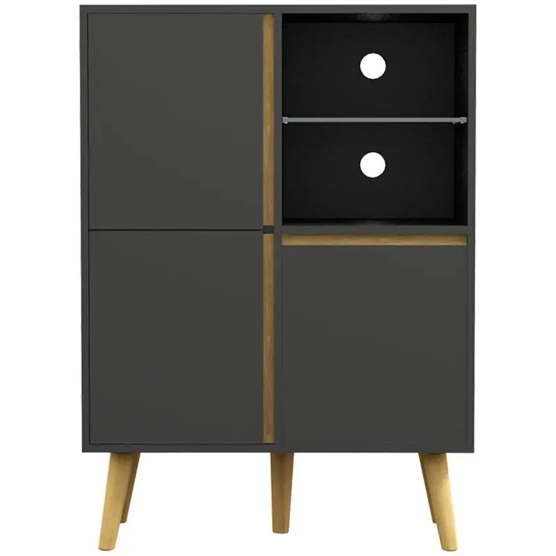 Storage Unit with Adjustable Shelves, 70 x 40 x 96.1 cm
