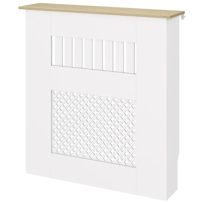 Wooden Radiator Cover with Top Shelf, 78 x 19 x 81 cm