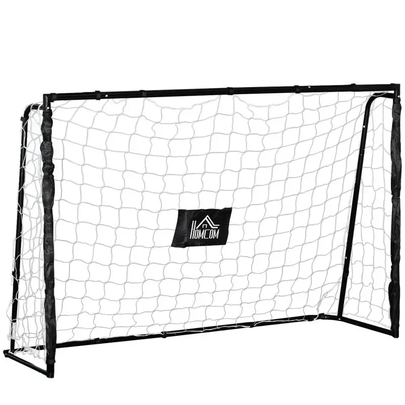 Football Goal with Metal Frame, 186 x 62 x 123 cm