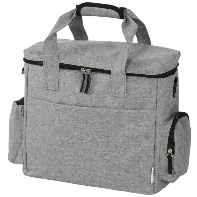 Dog Travel Bag with Pockets, Light Grey