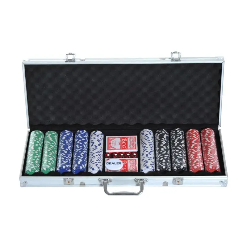 Poker Case Complete Set with 500 Chips