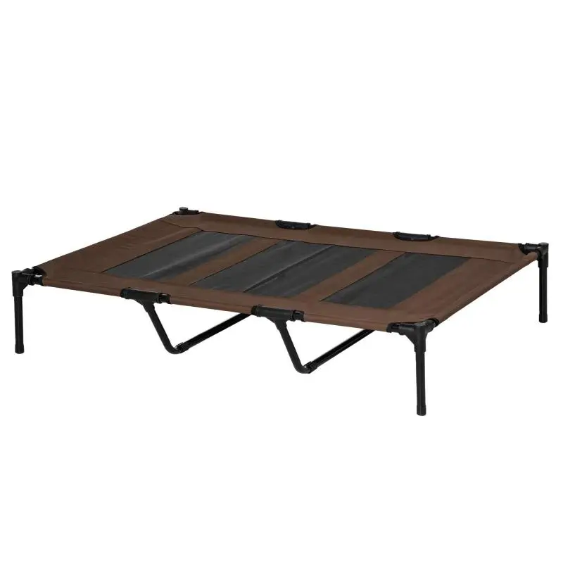 XXL Raised Pet Bed, Light Brown, 122 x 92 cm
