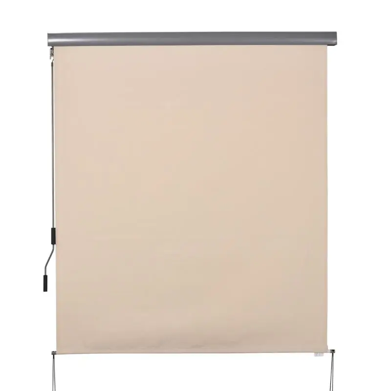 Retractable Outdoor Awning, 2.5 x 1.6 m, Cream