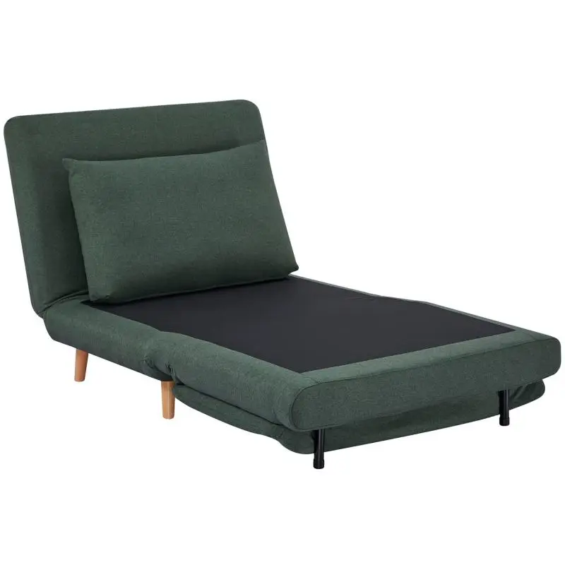 3-in-1 Convertible Sleeper Chair, Dark Green