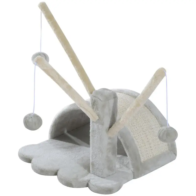Small Cat Tree with Cave and Play Balls, 40 cm