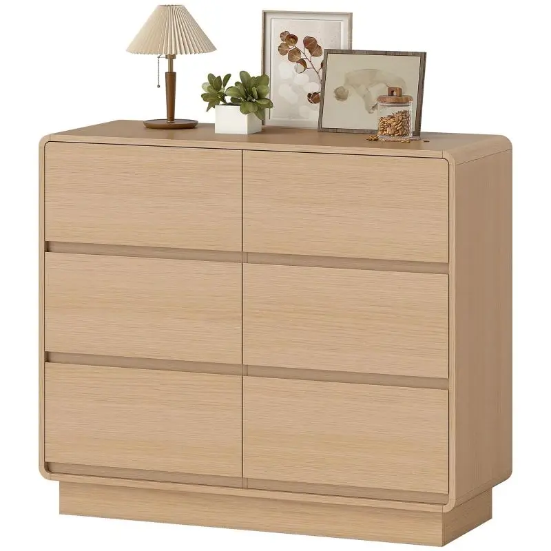 Sideboard with 6 Drawers, 100 cm