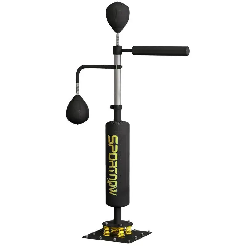 Boxing Stand with 2 Speed Balls, Black