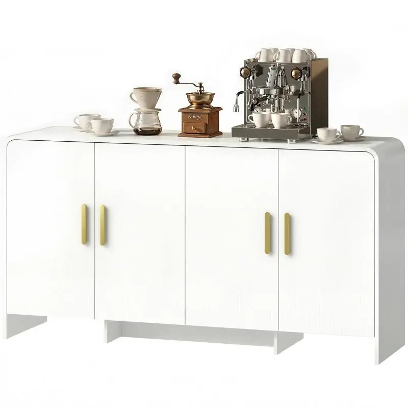 Kitchen Sideboard with 4 Shelves and 4 Soft-Close Doors
