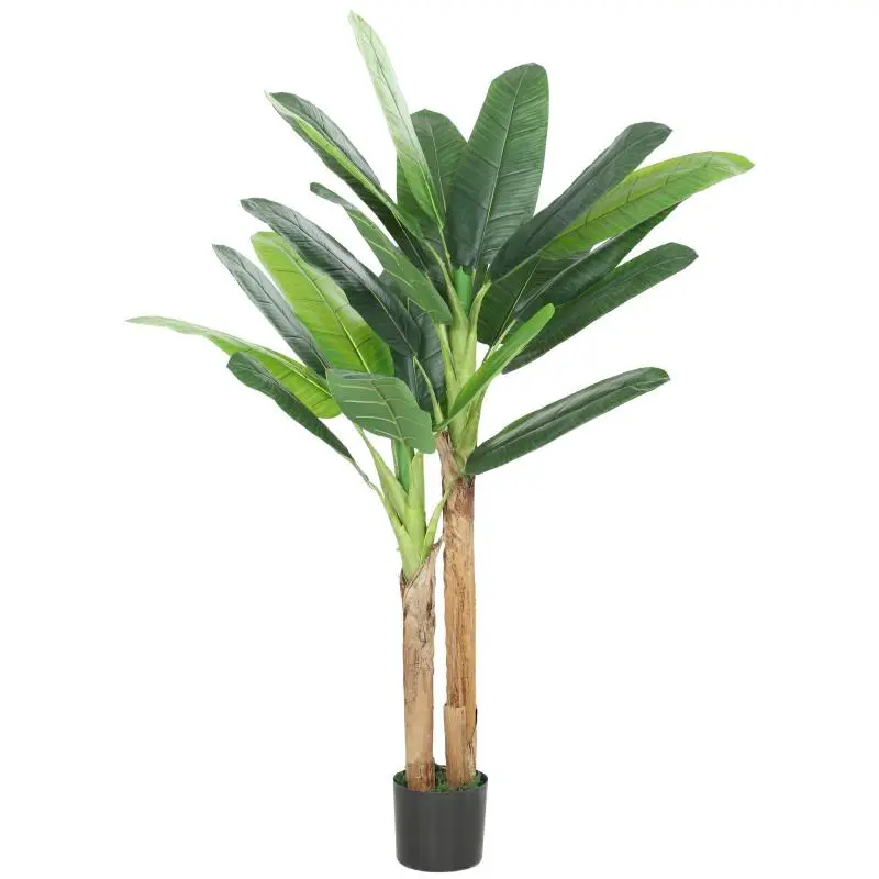 Artificial Banana Tree 150 cm with Pot and 2 Trunks