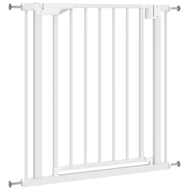 Safety Gate for Children and Dogs, 76–81 cm, White