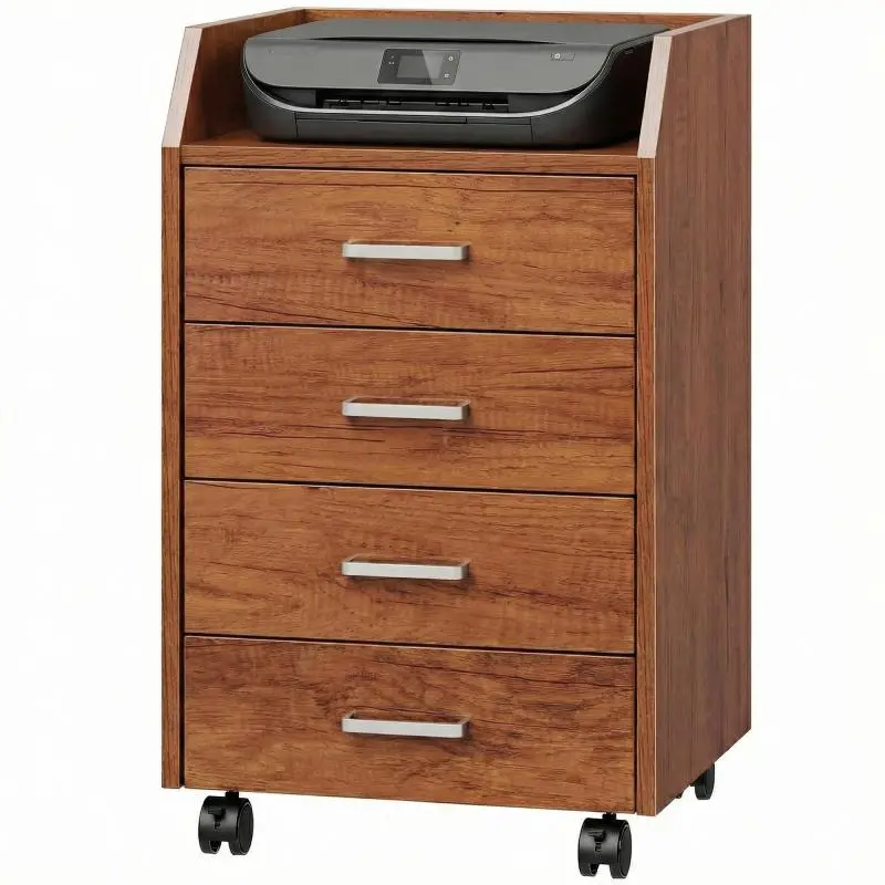 Mobile Desk Drawer Unit with 4 Drawers