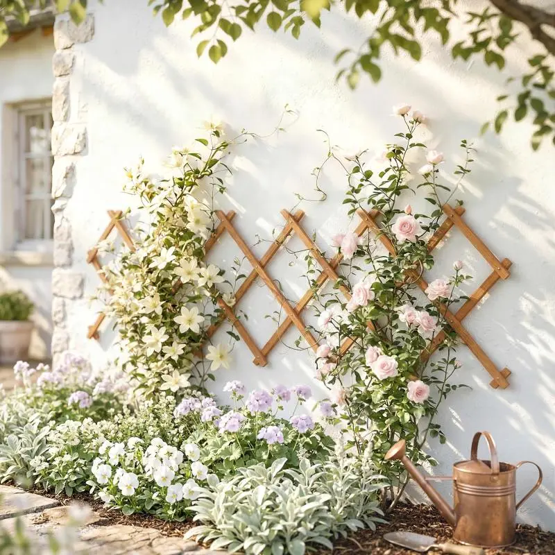 Expandable Wooden Garden Trellis, 183 x 60 cm