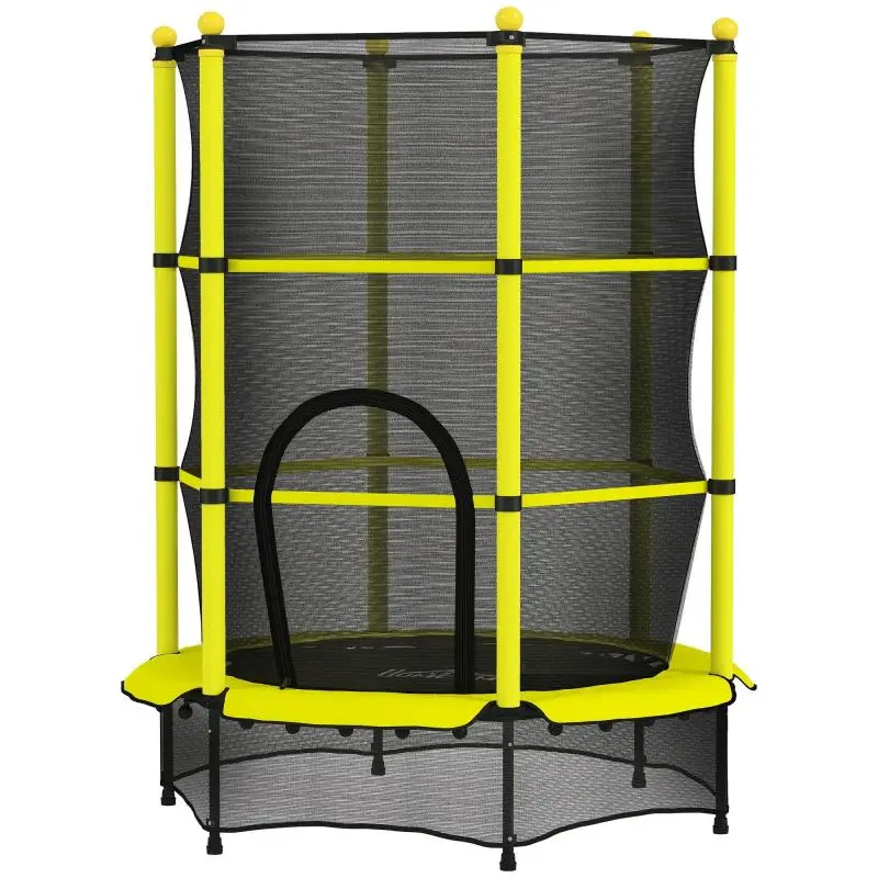 Kids Trampoline, 140 cm, with Safety Net