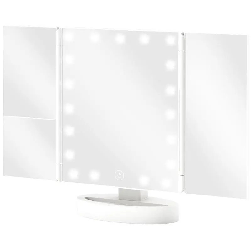 Lighted Makeup Mirror with 1X/2X/3X Magnification