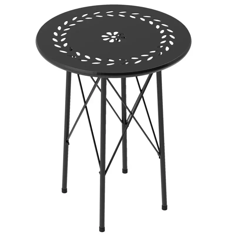 Round Steel Garden Table, 40 cm