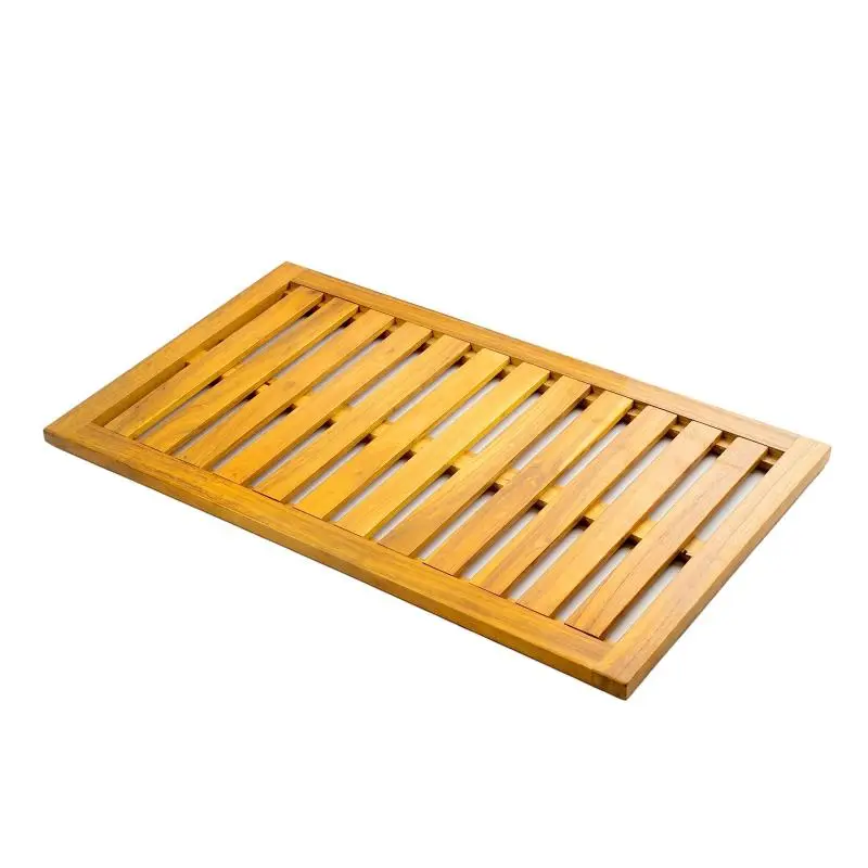Acacia Wood Shower Mat, 91 × 51 cm