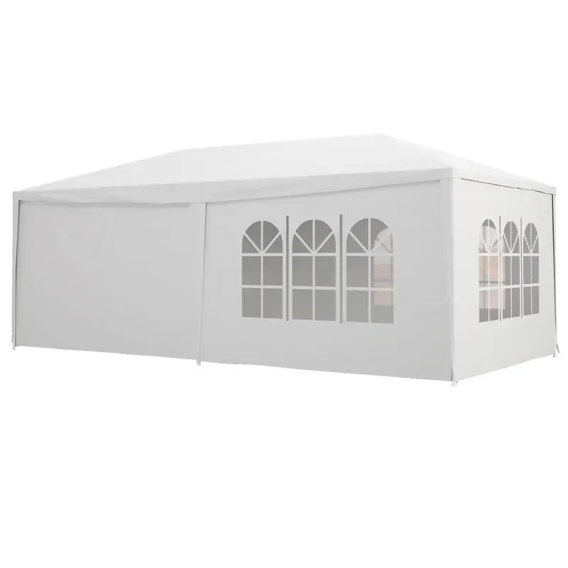 6 x 3 m Outdoor Gazebo, White