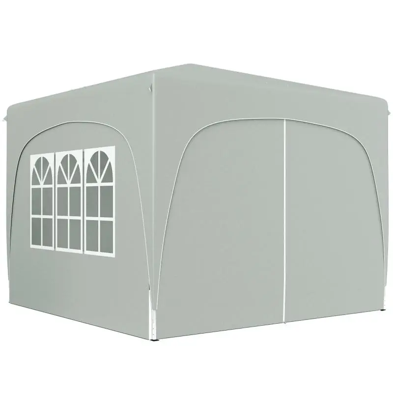 Folding Canopy Tent, 3 x 3 m, Grey